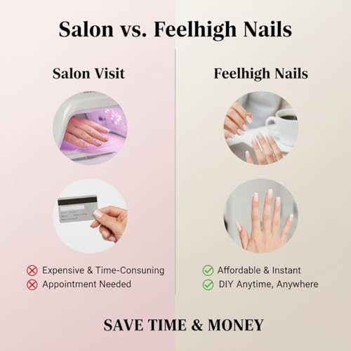Image of 120 Pcs Press On Nail Tips - Medium Round Artificial Nail Extensions in 5 Colors, Natural Reusable Stick-On False Nails Kit for Women & Girls, 12 Sizes, Salon-Like Finish (Shade 05)