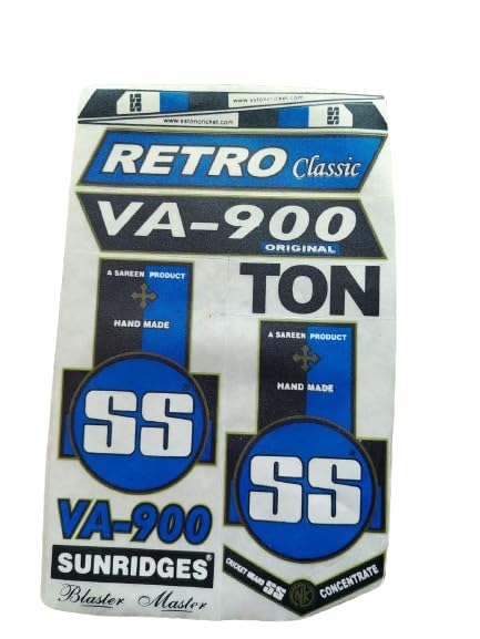 retro classic va-900 blue u-04 cricket bat sticker self adhesive (B0D11XSJX7) Amazon Price History, Amazon Price Tracker