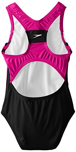 Image of Speedo Girl's Swimsuit One Piece Infinity Splice Thick Strap