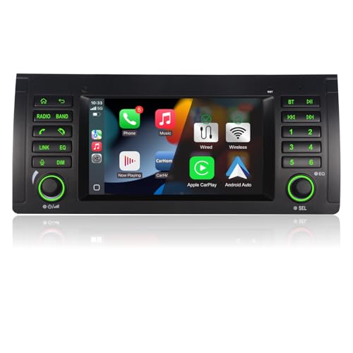 Radio para BMW E39 3 Series X5 M5 con pantalla táctil 7 pulg