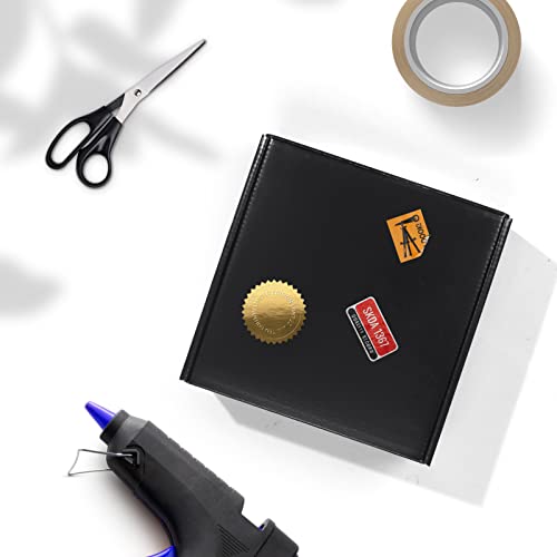 Image of ZBEIVAN 8x8x4 Black Shipping Boxes, 20 Packs Corrugated Cardboard Mailer Boxes for Packaging Small Business Mailing Gifts Wrap Boxes with Lids