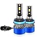 LED Bulbs for Toyota Corolla 2009 2010 2011 2012 2013 2014 2015, 9005 High Beam + 9006 Low Beam Lights, 6500K White Bright, 800% Brightness 80W 12V, Pack of 4