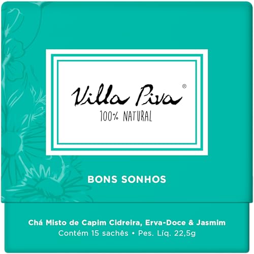 Villa Piva, Chá para infusão, Bons sonhos, Sabor blend de Chá de ...