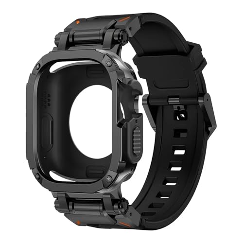 Coque TPU antichoc et bracelet en silicone étanche pour iWatch série 9 8 7