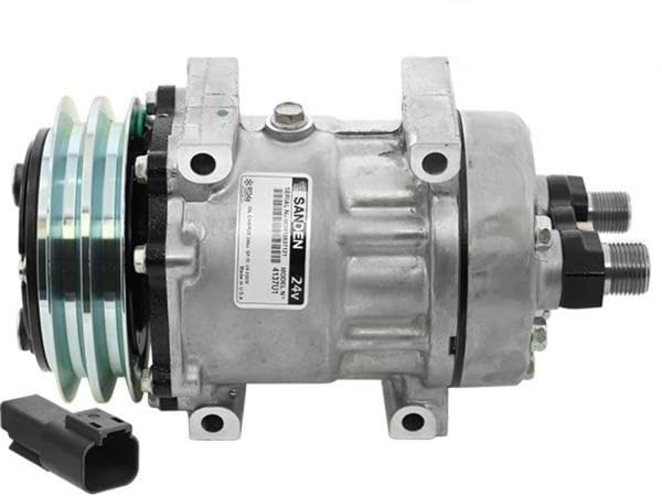 333/U6473 OEM Sanden Compressor Compatible with JCB 427 437 Wheel Loaders