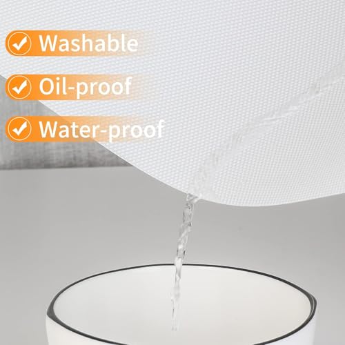 Image of Crasts Multipurpose Super Strong EVA Anti-Slip Kitchen Mats for Cupboard | Washable Shelf Liners for Kitchen Shelves, Cabinet Placemats (White, 45W x 300L cm (3L m))