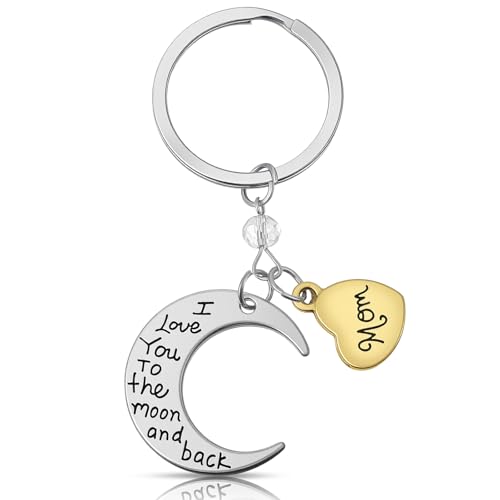 Nogeqi Mum Birthday Gifts Mummy Gifts from Daughter Son Mum Keyring Bonus Mam Step Mom Birthday Present Not Just for Mothers Day