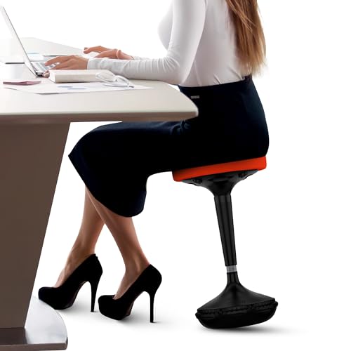 Image of Wobble Stool Standing Desk, Flexible Seating Adjustable Office Ergonomic Seating, Wobble Stools for Alternative Classroom Seating, Active ADHD Chair, Wiggle Chairs