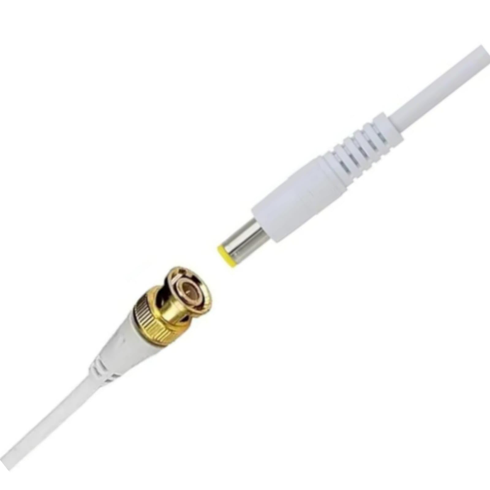 Speedio® Bnc Connector for CCTV Camera Bnc + DC Wire (White) Pack of (10+5 Nos)-image-30