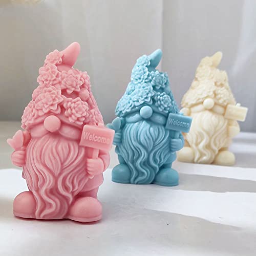 Lifetore Christmas Dwarf Silicone Soap Molds, Soap Molds For Homemade Craft Soap Mold, Cake Mold, Chocolate Mold ＆ Ice Cube Tray (Christmas Dwarf) #TOP10