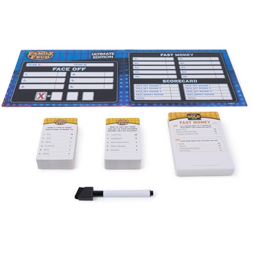 image for Spin Master Games, Family Feud: Ultimate Edition, Includes Tin Storage