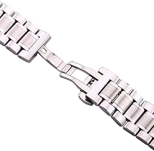 Bracelet de montre en métal argenté pour un style chic au quotidien - 3