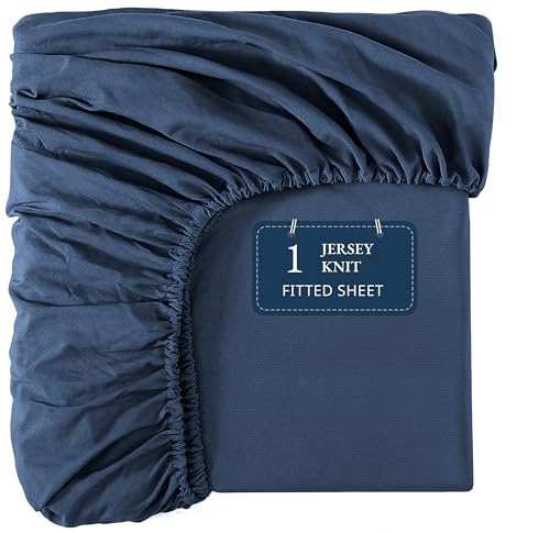 Deep Pocket Full Size Fitted Sheet - 360 Degree Elastic, Secure Hold - Fits Up to 15