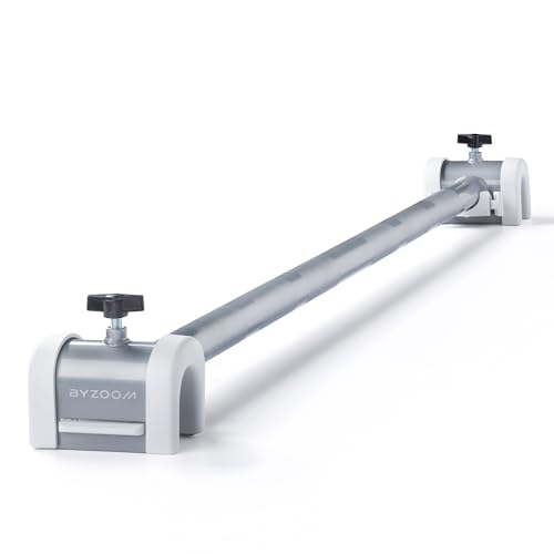 BYZOOM FITNESS Easy Bar Exclusive for BYZOOM FITNESS 12.5/25/27.5lb Adjustable Dumbbell to Barbell for Weight Training Fitness Exercise Full Body Workout for Home Gym Woman Beginner, White