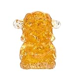UKCOCO Estatua la Deidad la Riqueza de Cristal Adorno para Oficina Decoración de Tiendas Hogar Diseño de Escritorio Que Trae Fortuna