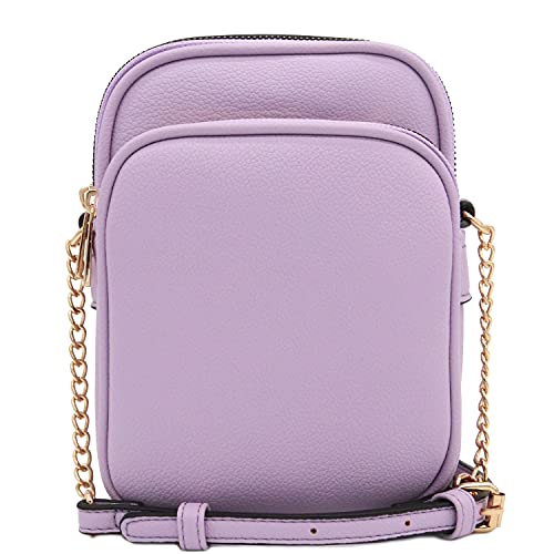 Image of FashionPuzzle Multi Pocket PU Leather Casual Medium Crossbody Bag with Adjustable Strap