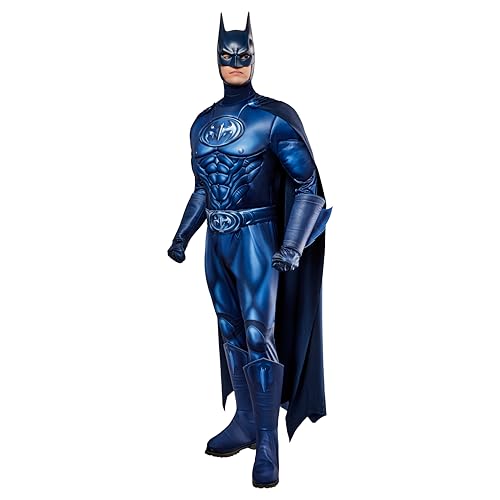 Rubies DC Batman & Robin Movie: Batman Costume for Adults Mens Large