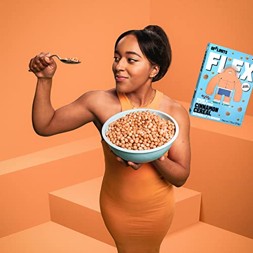 Offlimits Flex Cinnamon Cereal + Cereal Glitter Bundle, 7.5 Ounce (Pack Of 2), Plant Based, Vegan, Gluten Free, Cinnamon Flavored Breakfast Cereal #TOP4