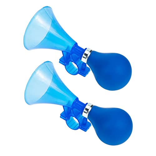 NAMOARLY 2Pcs Bike Squeeze Horn Air Horn for Bicycles Scooters Easy Install Bell for Boys Crisp Sound Suitable for Mountain Road Bikes