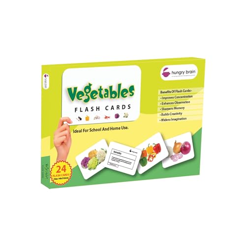 Image of Hungry Brain Flash Cards (Vegetables)