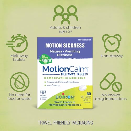 Boiron MotionCalm Non-Drowsy Pellets