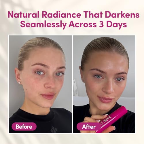 Coco & Eve Anti-Aging Tanning Serum – Selbstbräuner für das Gesicht mit Feuchtigkeitspflege für einen sanften Glow. Natürlicher Bronzer mit… – Ansicht 6