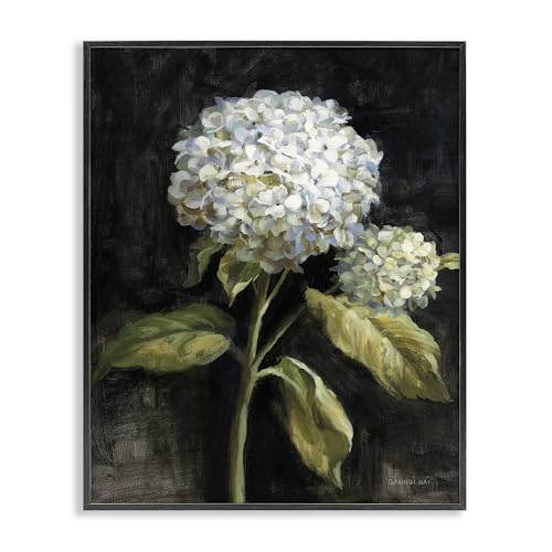 Hydrangea Botanical Cottage Charm, 24 x 30 Inch Framed Giclée Print