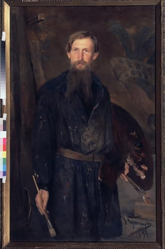 Cuadro pintura al óleo moderno, retrato clásico de Viktor Vasnetsov para decoración 60x90cm