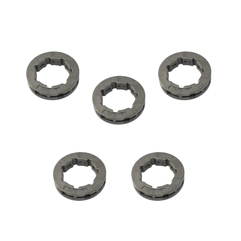 3/8" 7T Sprocket Rim 5pcs For Echo Chainsaw CS-590 CS-600 CS-600P CS-620P CS-621SX CS-670 CS-6700 CS-6701 CS-680 CS-750 CS-8000 CS-8002 QV-8000