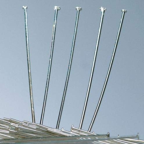 Efco 2163791 Head pins 50 x 1,5 x 0,75 mm 100 pcs. silver-plated, Metal, 3 x 3 x 2 cm