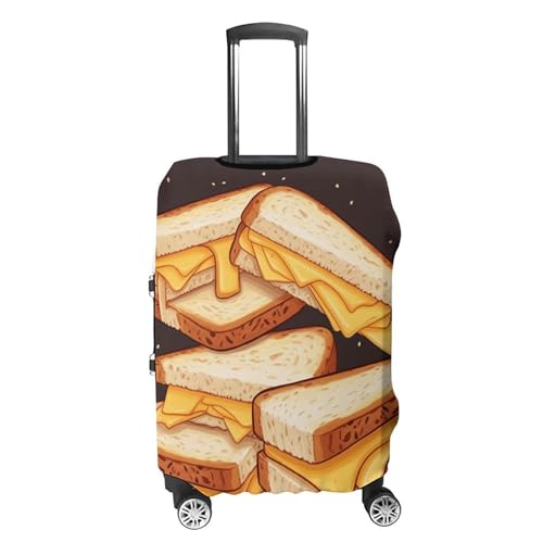 Luggage Cover Elastic Suitcase Cover Anti-Scratch Suitcase Covers Travel Cheese Sandwiches Luggage Covers Luggages Protector for Travel Adult Luggages Decorative 18-32 Inch4