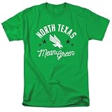 LOGOVISION University of North Texas Mean Green Unisex Adult T Shirt, Kelly Green, Medium