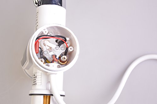 A.B Crew 110V 3sec Instant Tankless Electric Hot Water Heater Faucet Kitchen Fast Heating Tap Water Faucet with LED Digital Display(Big Lateral Inflow) - Thumbnail 6