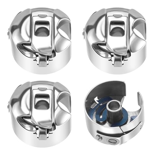 HINZIC 4Pcs Bobbin Case for Juki DDL-5550 DDL-8100 DDL-8300 DDL-8500 DDL-8700 Single Needle Sewing Machine for Front Loading #B1837-012-0A0