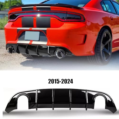 Diffuseur arrière look carbone pour Dodge Charger SRT Scat Pack Daytona GT RT