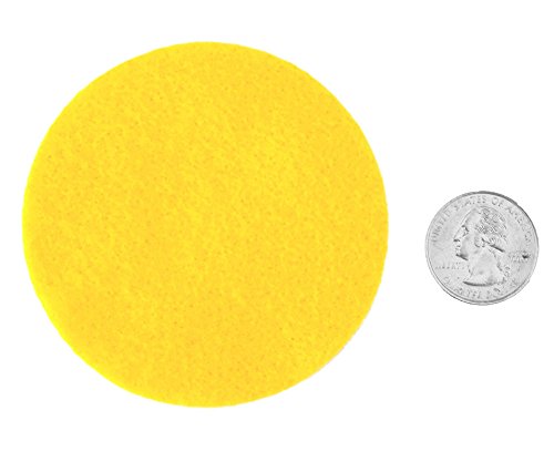 Image of Playfully Ever After Blue, Red, White & Yellow Craft Felt Circles (3 Inch - 30pc)