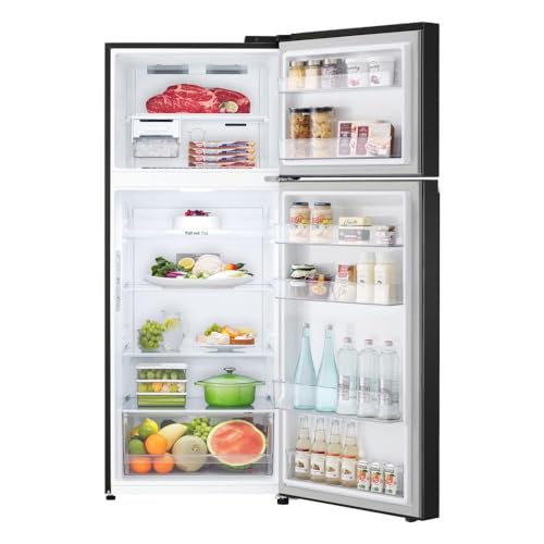 Geladeira LG Inverter Top Freezer 395L Black GN-B392PXG – 220V