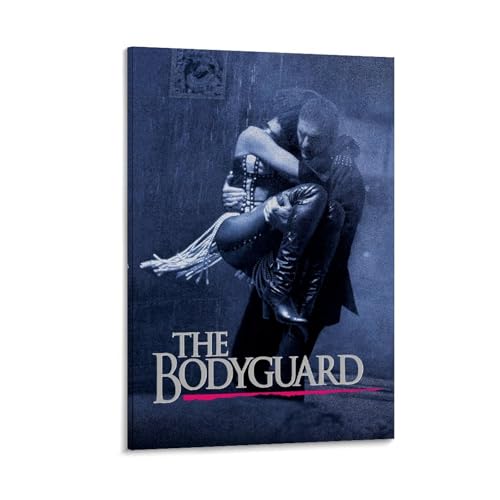 The Bodyguard Movie Poster Canvas Art Posters for Room Aesthetic And Wall Art Picture Living Room Decor Poster 08x12inch(20x30cm) Frame-style