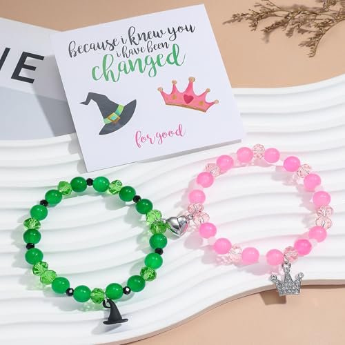 Magical Friendship Bracelets - Enchanting Gifts for Moms, Friends, and Teachers - Crown & Witch Hat Bracelets2