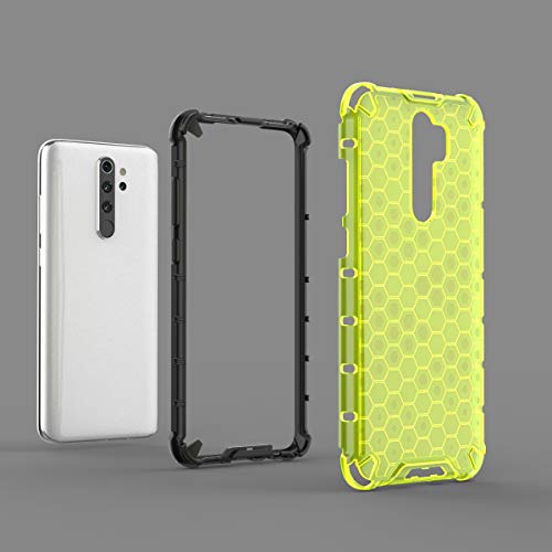 Image of Glasgow Back Case Cover for Mi Redmi Note 8 Pro Shockproof Military Grade Back Case Back Cover - Black