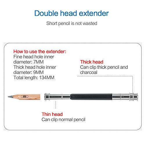 XIANGMENG 29 peças portáteis/conjuntos de ferramentas de desenho de esboço para iniciantes, kit de f