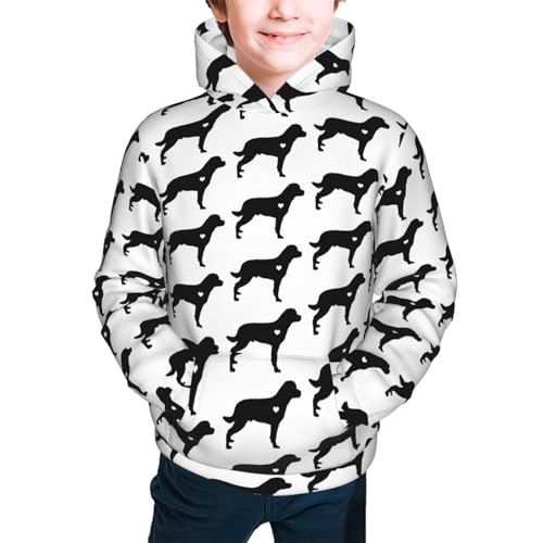 Golden Retriever Boy, Girls Sports Shirt Youth Pullover Fashion Hooded Sweatshirt