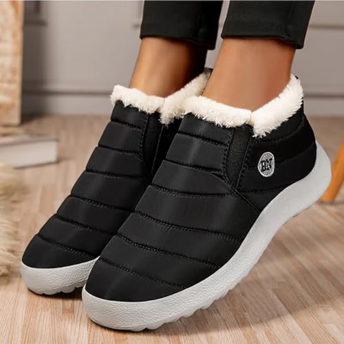 Kapley Vyral Waterproof Winter Boots, Fur Lined Outdoor Anti-slip Waterproof Comfortable Short Boot Comfortable Warm Shoes 6
