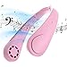 Produktbild Nackenventilator, tragbar, tragbarer Bluetooth-Nackenventilator mit Musik-Player, blattloser, hängender USB-Nackenbandventilator, wiederaufladbare persönliche Klimaanlage, freihändig mit 3 Geschwindig