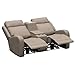 Thomas Payne Signature Seismic Series Driftwood RV Theater Seating Recliner Set with 12