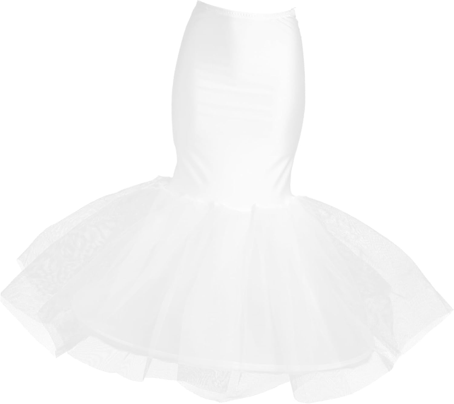 Bridal Petticoat Petticoats for under Dress Underskirt Crinoline Slip Skirt Mermaid Corset Dress Petticoat Underskirt Women Bridal Gown Slip Crinoline Skirt White