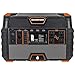 Blackfire Portable Power Station by Klein Tools Pac1000, 983Wh Mobile Outdoor Solar Generator Rechargeable Lithium Battery with 120V/1500W AC Outlet for Camping, Outdoor Activities, Tailgating, and Emergency Backup Optional Solar Charging