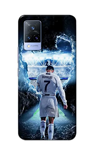Image of Printed Hard Back Cover Case for Vivo V21 5G Back Cover (Footbal Legend) -702