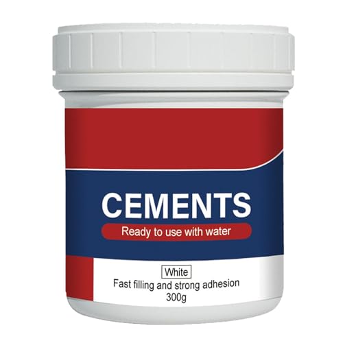 Zubehors Reparación de grietas de cemento, reparación y parcheo de concreto,Relleno de grietas antigrietas de secado rápido | Cemento para reparación de pisos, impermeable, resistente a la intemperie,