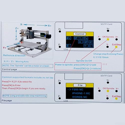 Module GRBL contrôleur hors ligne CNC 3018 avec câble pour commande manuelle - 8
